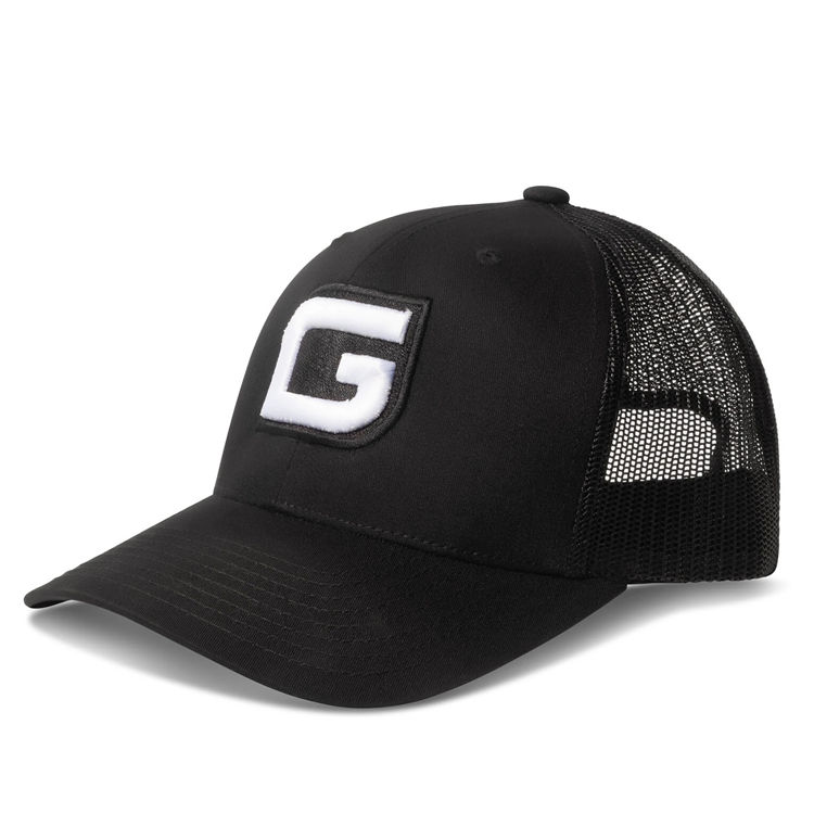 Custom 3D Embroidery Leather Patch Mens Mesh Back Hats Snapback Trucker Caps