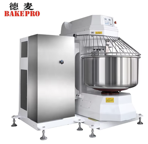 เครื่องผสมแป้งขนมปังพิซซ่าแบบเกลียวขนาดใหญ่130L BM-50F เครื่องผสมแบบเกลียวสำหรับงานหนักพร้อมยกชาม - Product Image 6
