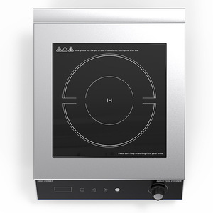 Placa de Cocina Comercial Profesional Delgada de Acero Inoxidable de 3500W con un Solo Quemador y Control Mecánico para Freír - Product Image 3
