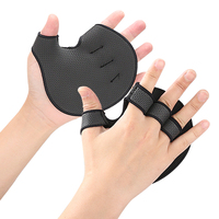 Gants de sport en caoutchouc à quatre doigts pour fitness, protection des paumes, anti-dérapants, anti-frottement, anti-callosités, pour tractions, musculation et haltères