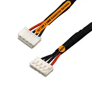 custom 2 3 4 5 6 7 8-15pin jst ehr 2.5mm pitch connector terminal housing 26awg cable wire harness