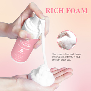 Espuma Limpiadora Facial de Bajo Pedido Mínimo, Espuma Limpiadora Facial Natural Orgánica, Exfoliante Suave, Calmante, Blanqueadora, para Mujeres - Product Image 6