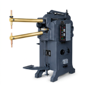 Máquina de soldadura por puntos industrial de accionamiento a pedal, máquina de soldadura por resistencia, soldadora de brazo largo para placas metálicas y gabinetes de acero inoxidable - Product Image 1