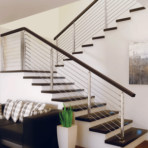 <span class=keywords><strong>Balustrade</strong></span> extérieure en aluminium pour terrasse, montage sur terrasse, garde-corps à câble - Product Image 4