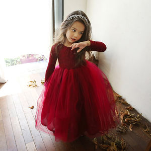 Vestido coreano de fiesta para niñas con cola larga, otros prendas de vestir para bodas, de nuevos productos, buscando distribuidor - Product Image 3