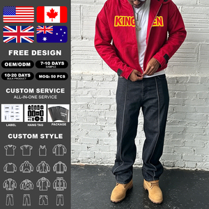 Custom 400gsm Y2k Zip up 3d Puff Print Hoodie Men High Quality Heavyweight Cotton Fleece Hoodie Men Streetwear - Product Image 2