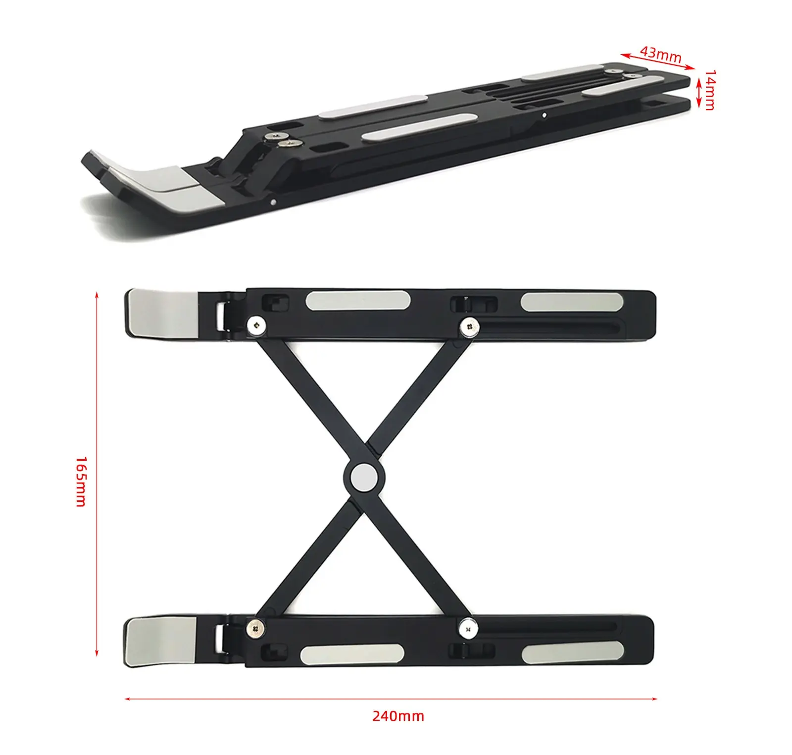 2023 New Arrival Metal Foldable Tablet Pc Stand Holder for Laptop computer/ Ipad/mobile phone