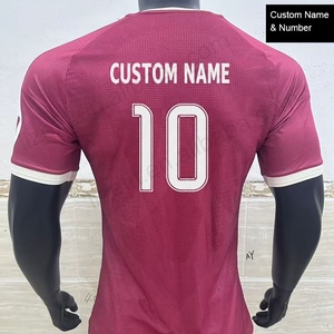 Camiseta de Fútbol Estilo Galáctico Borgoña 2026, Versión Jugador Profesional del Club Élite Madrid Visitante - Product Image 4