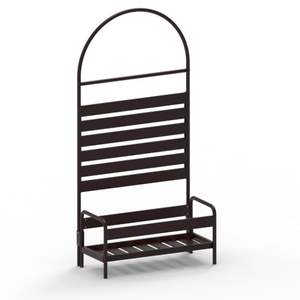 Paneles de valla de metal con tiras horizontales, valla de recubrimiento en polvo para uso en interiores y exteriores - Product Image 4