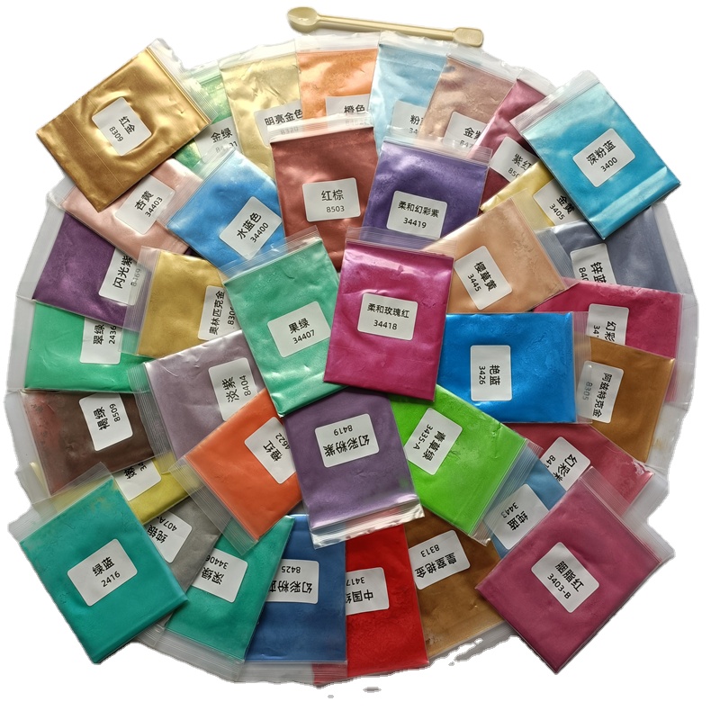 Эпоксидная Смола и жемчужная бомба для ванны, мыло, краситель, смола, краскость, 24 цвета, слюдяной порошок, пигмент