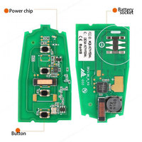 Autel IKEYHY004AL IKEY HY004AL Clé intelligente universelle à 4 boutons pour Hyundai Utilisée avec le programmateur de clés de voiture Altra KM100 IM508 IM608S II