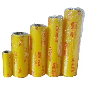 2024 Best Seller OEM Customized Food Grade Transparent PVC Stretch Film Cling Film Roll Casting Process