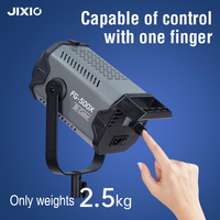 Lumière vidéo LED COB professionnelle 500W, bicolore 2700-6500K, CRI 95, contrôle APP/DMX, éclairage continu, photographie en studio, portable