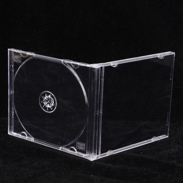 Factory Custom High Transparent Acrylic CD case DVD Set Box Movie Music VCD Super Thin Double DVD protection case