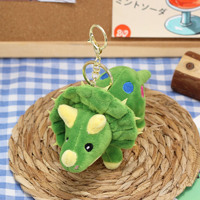 Porte-clés en peluche motif dinosaure animal, breloque de sac, jouet en peluche