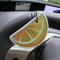 Désodorisant de voiture en papier personnalisé en forme de lettre, désodorisant en papier personnalisé à suspendre
