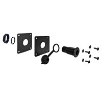 Prise d'alimentation CC étanche IP65 à monter sur panneau avec plaque de fixation pour kit de connecteur mural Starlink Mini RV Marine