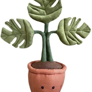 Jc Potted Series // Juguete de Peluche de Simulación en Maceta, Juguetes Reconfortantes, Regalo, Monstera Deliciosa, Orquídea, Girasol, Niña Pequeña - Product Image 5