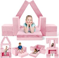 2026 Modisches Einfaches Mehrteiliges Baustein-Kindersofa Schmutzabweisend Abnehmbar Waschbar Maßgefertigtes Modulares Kindersofa