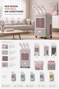 16000 BTU Mobile Industrial Air Conditioning <b>Unit</b> Commercial <b>Portable</b> Spot Cooling Conditioner LED Digital Display With Re - Product Image 6