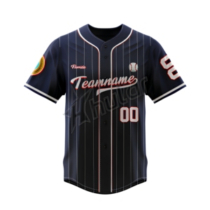 Maillots de baseball élégants et très populaires de haute qualité pour 2025, personnalisables pour toutes les équipes, 100 % polyester, anti-UV, séchage rapide - Product Image 1
