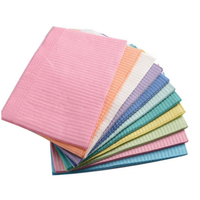 Bavettes dentaires jetables Xingcheng 3 plis imperméables roses, fournitures pour usages multiples