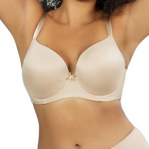 Plus Size Underwire <b>Bra</b> Breathable Knitted Seamless Push Up Women Everyday Wear - Product Image 3