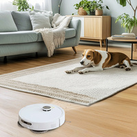 Robot Aspirador y Fregador Inteligente RCV 5 Plus de Karcher, Robot Limpiador de Alto Rendimiento para Alfombras, Pelo de Mascotas y Limpieza de Bordes