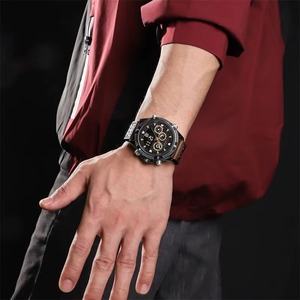 Drioshipping Luxury Watch High Quality Waterproof Luminous Men Japan Digital <b>LED</b> Display Quartz Analog Watches Casual <b>Clock</b> - Product Image 2