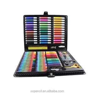 131PCS Plastic Box Markers Crayons Pencil Set Art Supplies Paint For Art Water Drawing