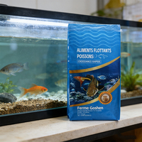 Sac d'alimentation pour poissons en film Bopp imprimé en couleur de haute qualité, résistant à l'humidité, 10 kg, 20 kg, 25 kg, sac tissé en PP pour l'emballage des aliments