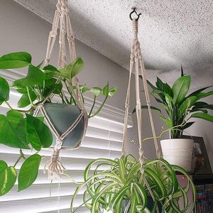 <b>Hanger</b> Hooks with Safety Buckle Windproof Screw Hooks <b>for</b> Hanging <b>Outdoor</b> String <b>Lights</b> Ceiling Hooks Plants <b>Christmas</b> <b>Lights</b> - Product Image 4