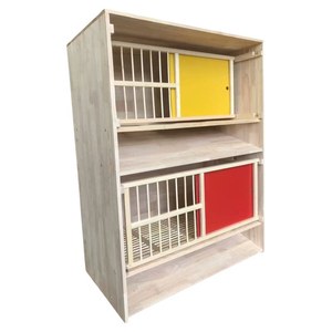 Gabbia in Legno per Allevamento e Gare di Piccioni, Nido Modulare in Legno Massello per Accoppiamento, Incubazione e Allevamento, Forniture Professionali per Piccioni - Product Image 6
