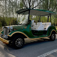 Bus de tourisme électrique rétro de luxe certifié CE, style classique, vente directe usine, marque DZY, pour sites touristiques