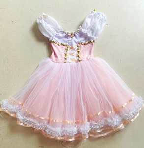 Robe longue <span class=keywords><strong>blanche</strong></span> de haute qualité professionnelle, style tutu romantique pour spectacle sur scène, filles, enfants, <span class=keywords><strong>danse</strong></span> de ballet - Product Image 6