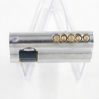Cylindre de serrure en laiton E10 à clé simple, robuste, pour porte résidentielle ou commerciale, sécurité personnalisée, directement de l'usine