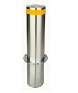 Bolardo de Seguridad Fijo de Acero Inoxidable 304, Acabado BA Sin Costuras, Anti-Impactos - Product Image 1