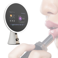 Miroir intelligent Vercon avec IA pour le maquillage, LED, portable, de table, pour la beauté, vente chaude, tutoriel de beauté, test de peau, écran tactile, Bluetooth