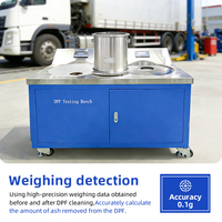 Machine de détection DPF directe usine, banc d'essai à contre-pression haute précision avec balance