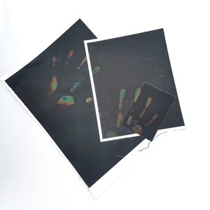 थर्मामीटर शीट स्टिकर तरल क्रिस्टल थर्मोक्रोमिक शीट तापमान संवेदनशील कोला परिवर्तन - Product Image 6