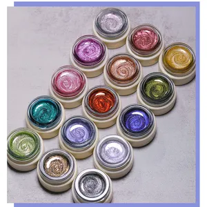 OEM 15 Colors 8g Highlight Cat Eyes Magnetic Gel Gel Nail Polish 9d Colores Pastel Cat Eye Gel Polish