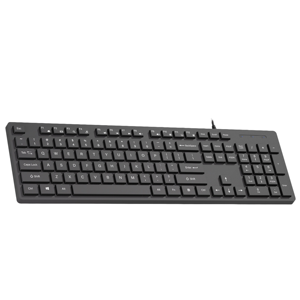 Nuevo Teclado de Oficina USB 2.0 con Cable, Tamaño Completo, Económico, Directo de Fábrica, Membrana Anti-Ghosting, Plug and Play, Inglés (Reino Unido) - Product Image 1