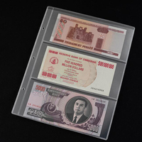 Carpeta de Presentación de PVC con 3 Bolsillos Estándar para Monedas