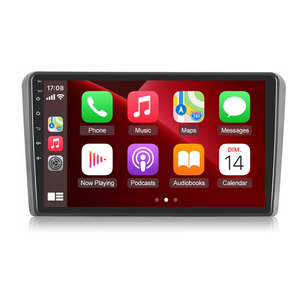 Electrónica para Automóviles, Radio Estéreo para Automóvil de 9 Pulgadas para <span class=keywords><strong>Audi</strong></span> A3 S3 <span class=keywords><strong>RS3</strong></span> <span class=keywords><strong>2003</strong></span> 2004 2005-2012, Reproductor de Video con Pantalla Táctil Inalámbrica Carplay, Reproductor GPS - Product Image 1