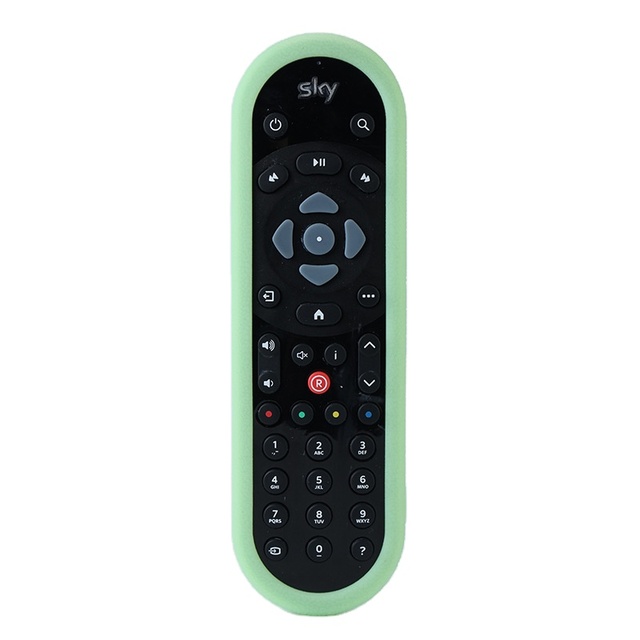 Glow in the Dark Green Blue Durable Silicone Sky Remote Control Protective Cover/Case for Universal Sky Remote