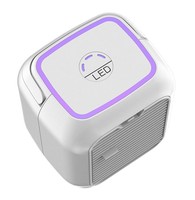 Ventilateur de climatisation portable mini tendance avec réservoir d'eau et lumière d'ambiance colorée pour la maison et l'extérieur