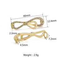 Breloques en métal tendances personnalisées pour chaussures de femmes Décoration de lacet de bricolage avec accessoires de boucle de chaussure