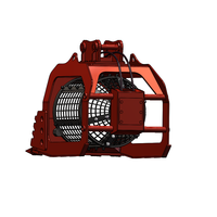 Godet de criblage rotatif hydraulique le plus vendu pour excavatrice, idéal pour la séparation des matériaux de construction