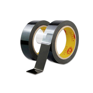 Bjs Black Acrylic Double Sided Tape 1.1mm High Viscosity Waterproof For Car Home Advertising - Product Image 2