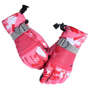 Gants de ski chauds pour l'hiver, imperméables, résistants au froid et en velours épais, compatibles avec les écrans tactiles, pour la randonnée en montagne et le cyclisme en plein air - Product Image 2